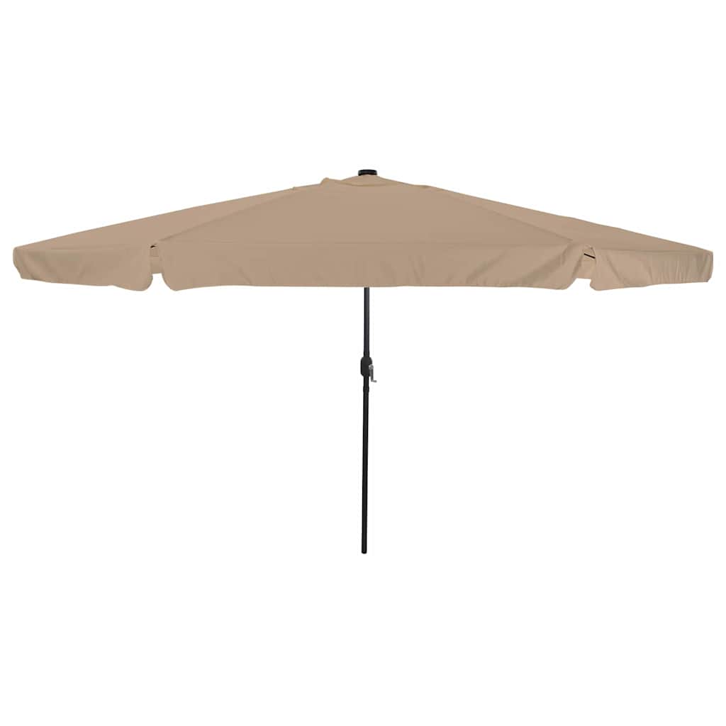Garten-Sonnenschirm Taupe 395 x 395 x 245 cm Polyester