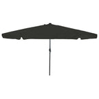 Garten-Sonnenschirm Schwarz 395 x 395 x 245 cm Polyester