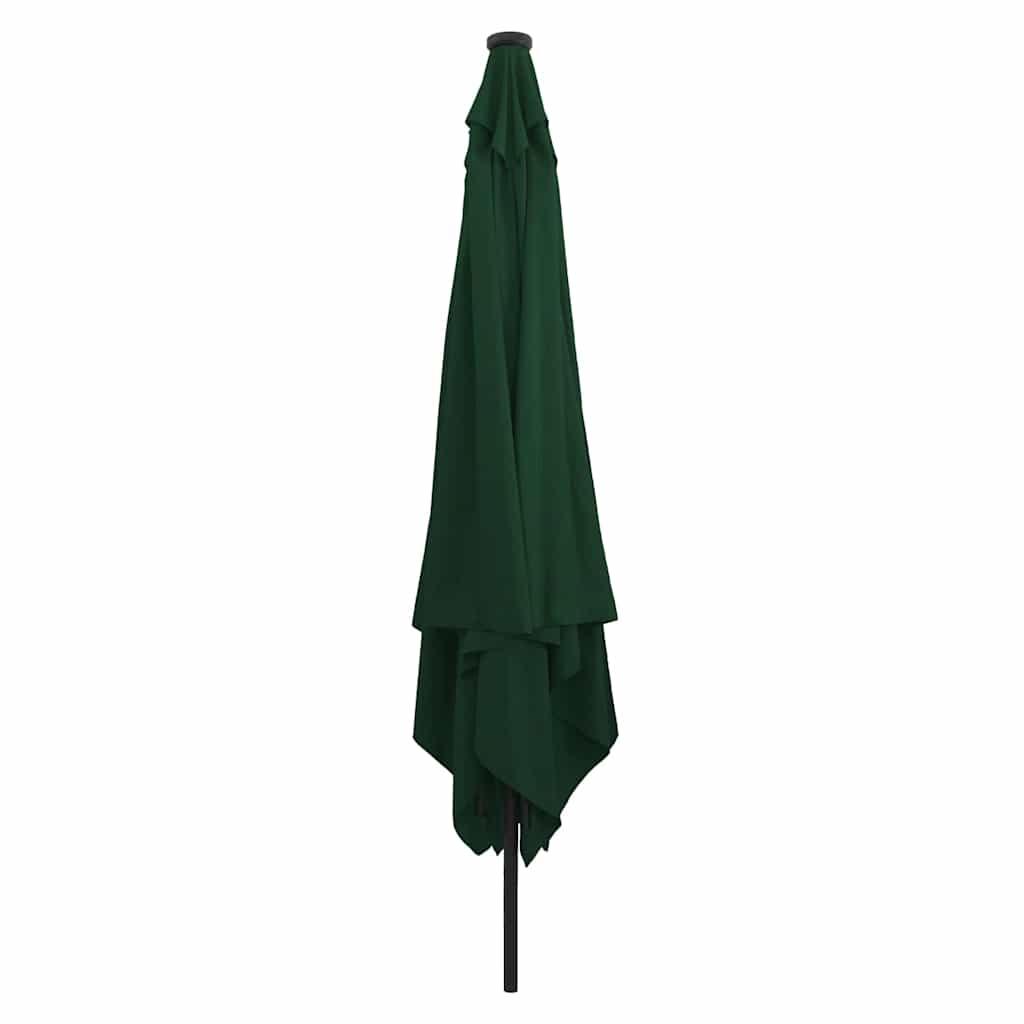 Garten-Sonnenschirm Grün 295 x 295 x 245 cm Polyester und Stahl