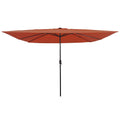 Garten-Sonnenschirm Terrakotta 295 x 295 x 245 cm