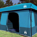 Camping-Zelt-Set mit Dach 2 pcs Blau Taffeta und Stoff