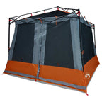 Camping-Zelt-Set 2 pcs Grau und Orange Taffeta und Stoff