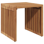 Garten-Beistelltisch Braun 45 x 42,5 x 45 cm Massivholz Teak
