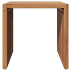 Garten-Beistelltisch Braun 45 x 42,5 x 45 cm Massivholz Teak