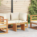 Garten-Beistelltisch Braun 50 x 32,5 x 35 cm Massivholz Teak