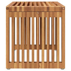 Garten-Beistelltisch Braun 50 x 32,5 x 35 cm Massivholz Teak