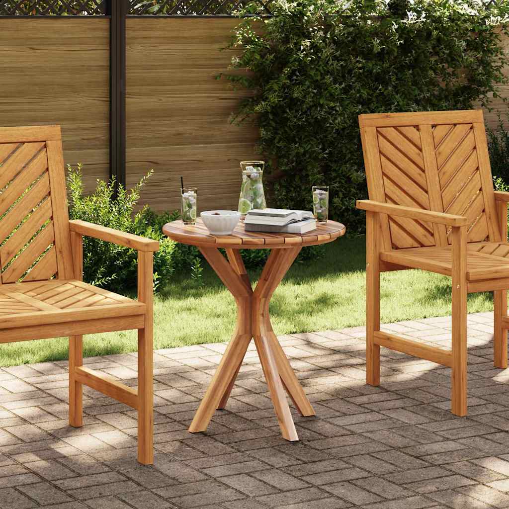 Beistelltisch Braun 70 x 70 x 75 cm Massivholz Teak