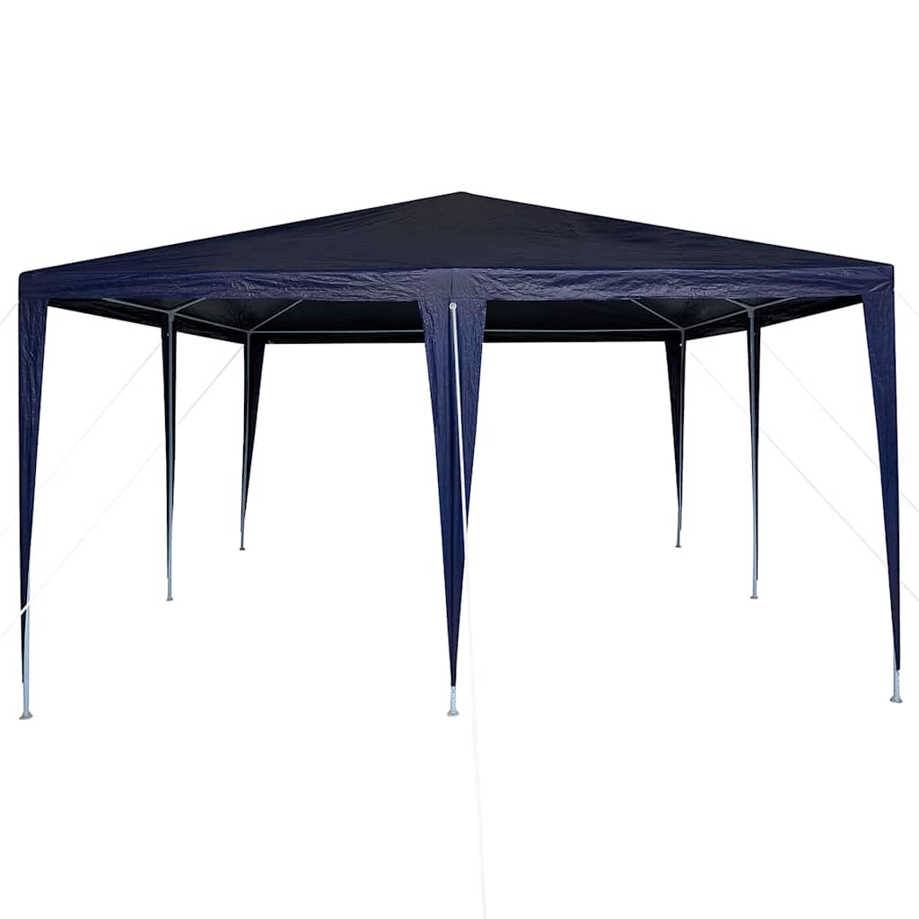 Party-Zelt Blau 400 x 400 x 266 cm Polyethylen und Stahl