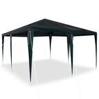 Party-Zelt Grün 400 x 400 x 266 cm Polyethylen und Stahl