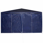Party-Zelt Blau 400 x 400 x 266 cm Polyethylen