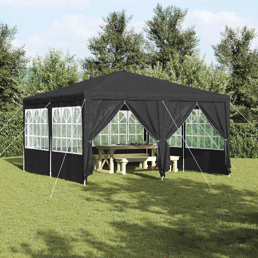 Party-Zelt Anthrazit 400 x 400 x 266 cm Polyethylen