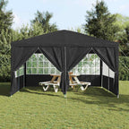 Party-Zelt Anthrazit 400 x 400 x 266 cm Polyethylen