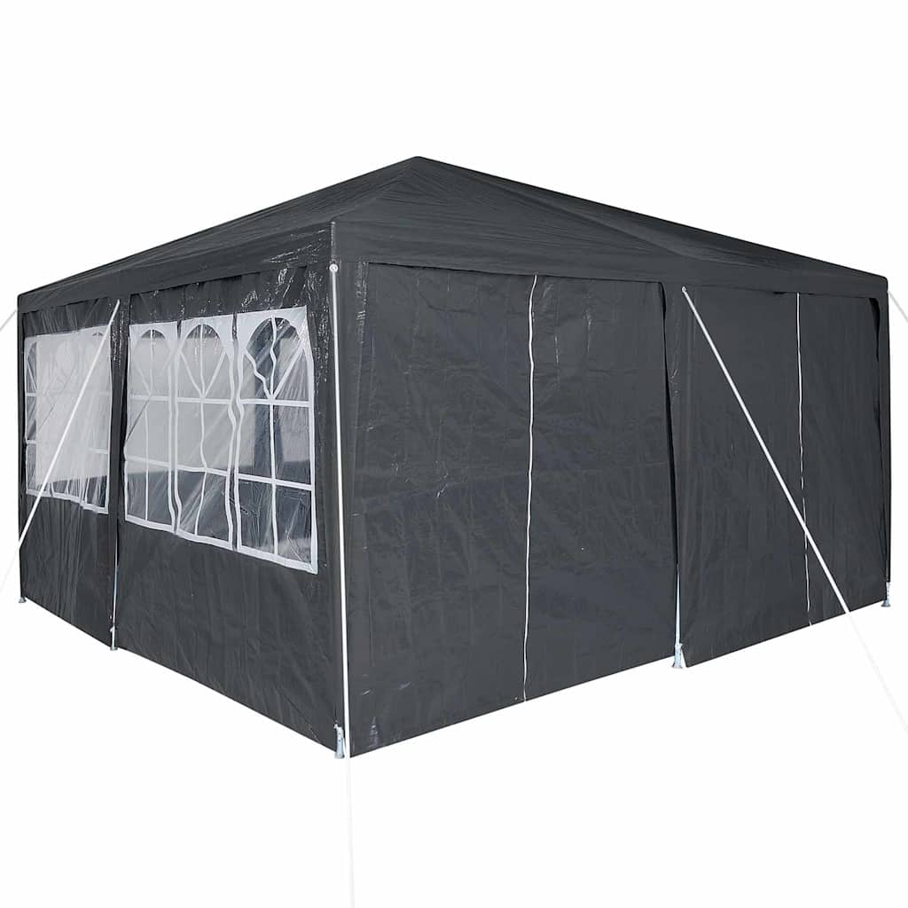 Party-Zelt Anthrazit 400 x 400 x 266 cm Polyethylen