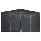 Party-Zelt Anthrazit 400 x 400 x 266 cm Polyethylen