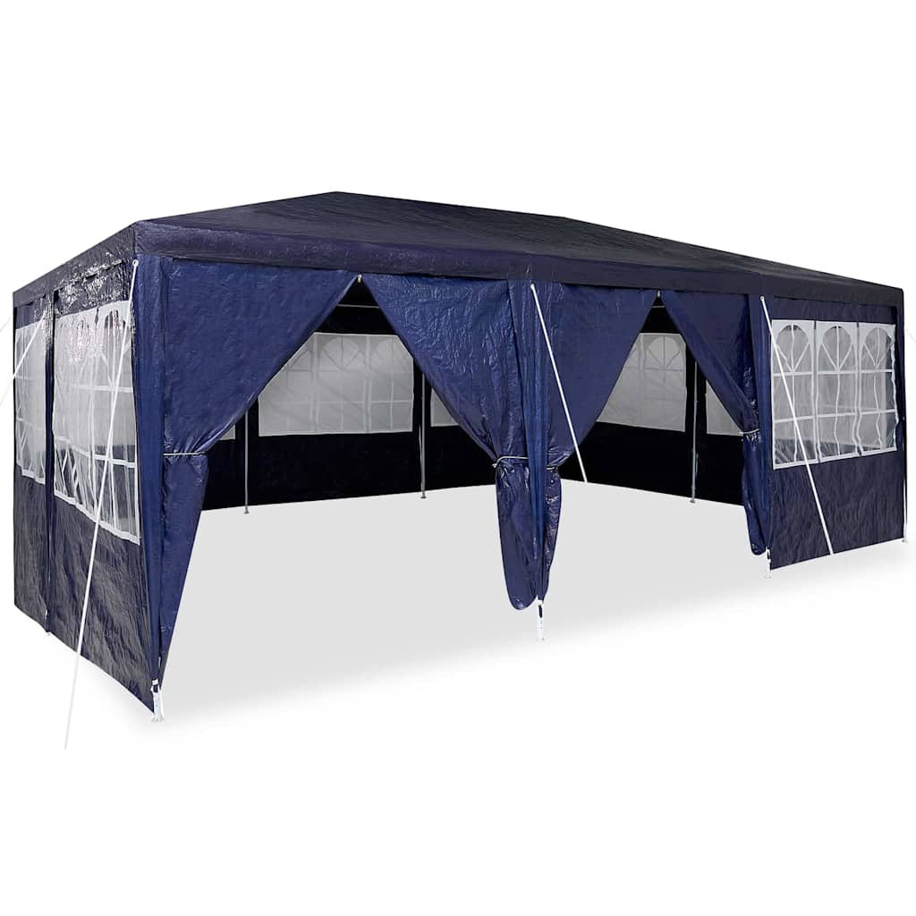 Party-Zelt Blau 600 x 400 x 266 cm Polyethylen