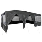 Party-Zelt Anthrazit 600 x 400 x 266 cm Polyethylen