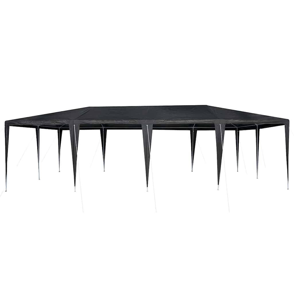 Party-Zelt Anthrazit 800 x 400 x 266 cm Polyethylen und Stahl