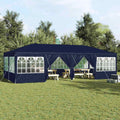 Party-Zelt Blau 800 x 400 x 266 cm Polyethylen