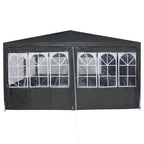 Party-Zelt Anthrazit 800 x 400 x 266 cm Polyethylen