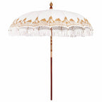 Balinesischer Sonnenschirm Creme 215 x 215 x 260 cm
