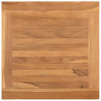 Couchtisch Braun 45 x 45 x 36 cm Massivholz Teak