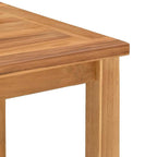 Couchtisch Braun 60 x 60 x 36 cm Massivholz Teak