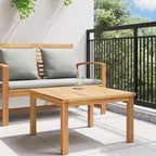 Couchtisch Braun 60 x 60 x 36 cm Massivholz Teak