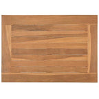 Couchtisch Braun 50 x 35 x 36 cm Massivholz Teak