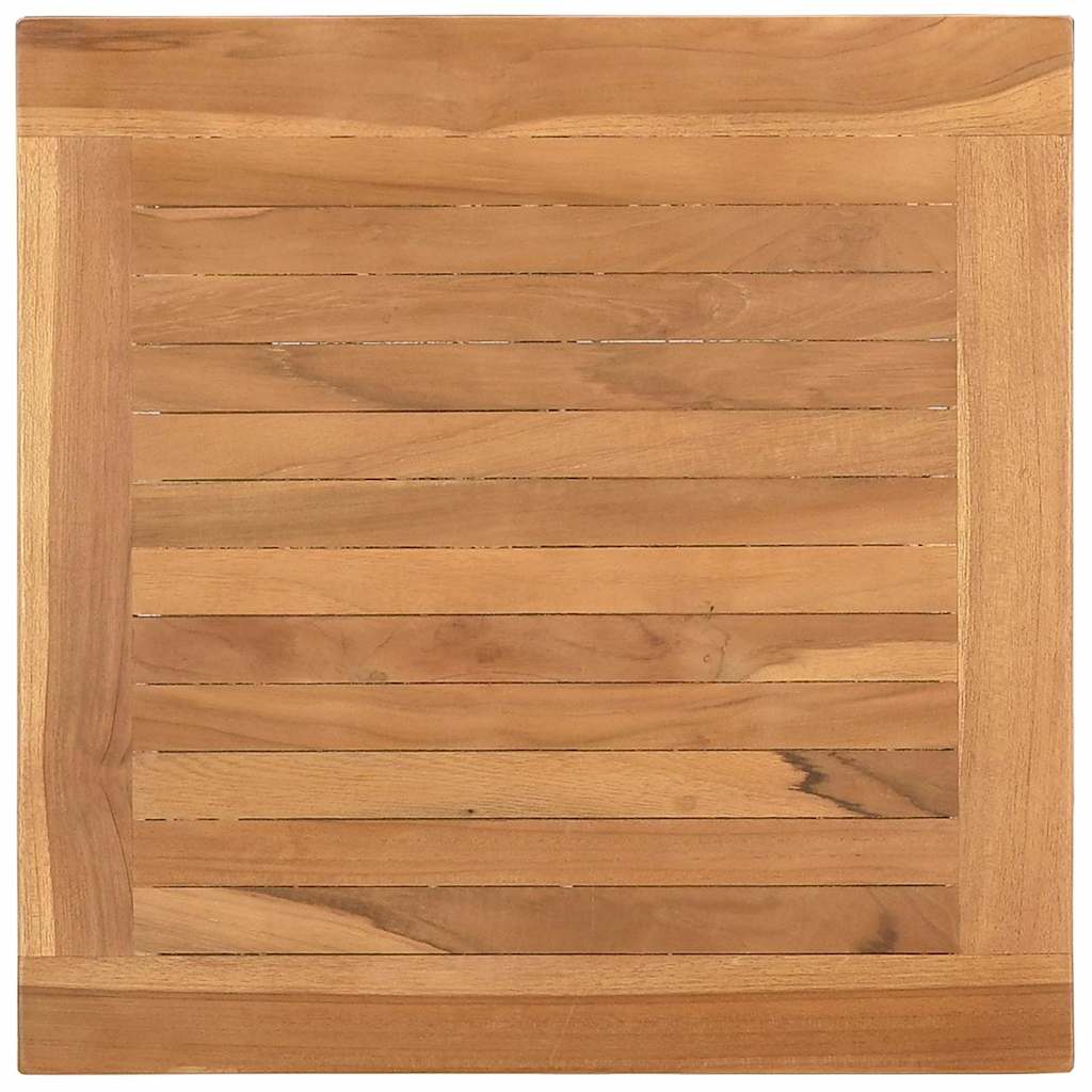 Couchtisch mit Speicher Braun 45 x 45 x 45 cm Massivholz Teak