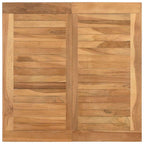 Couchtisch mit Speicher Braun 60 x 60 x 45 cm Massivholz Teak