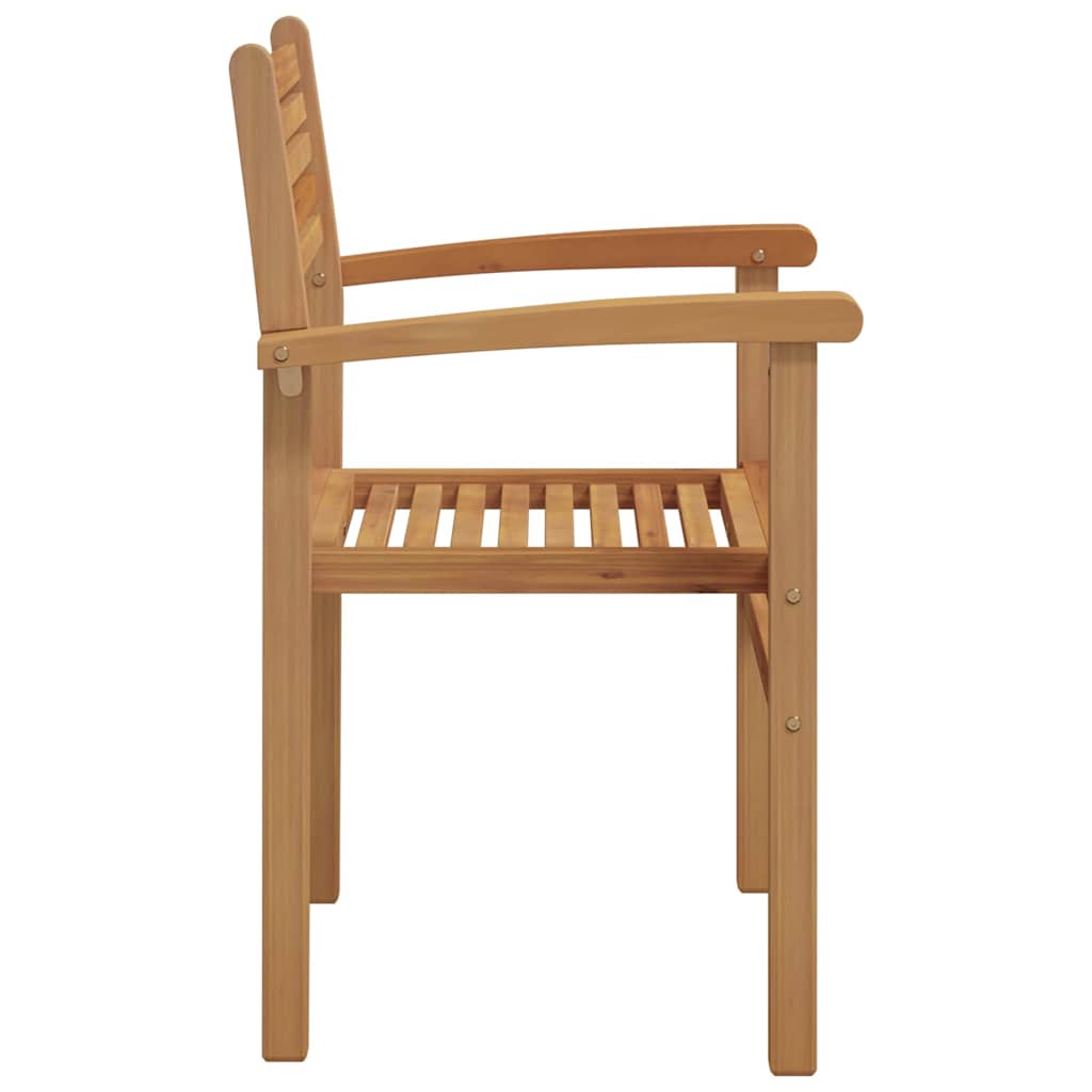 Stuhl 2 pcs Braun 56 x 55 x 90,5 cm Massivholz Teak