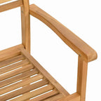 Stuhl 4 pcs Braun 56 x 55 x 90,5 cm Massivholz Teak