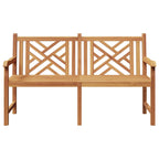 Gartenbank 150 x 60 x 90 cm Massivholz Teak