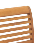 Esszimmerstuhl 2 pcs Braun 62 x 55 x 94 cm Massivholz Teak
