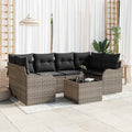 Gartensofa-set Grau 55 x 55 x 37 cm Poly-Rattan
