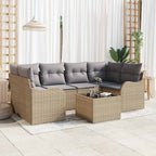Gartensofa-set Beige 55 x 55 x 37 cm Poly-Rattan