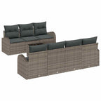 Gartensofa-set Grau 55 x 55 x 37 cm Poly-Rattan
