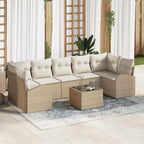 Gartensofa-set Beige 55 x 55 x 37 cm Poly-Rattan