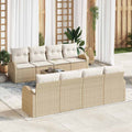 Gartensofa-set Beige 55 x 55 x 37 cm Poly-Rattan