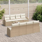 Gartensofa-set Beige 55 x 55 x 37 cm Poly-Rattan