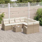 Gartensofa-set Beige 55 x 55 x 37 cm Poly-Rattan