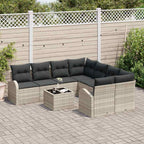 Gartensofa-set 55 x 55 x 37 cm Poly-Rattan