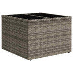 Gartensofa-set Grau Poly-Rattan