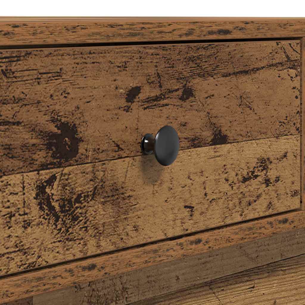 Couchtisch Altholz 90 x 90 x 28 cm Holzwerkstoff