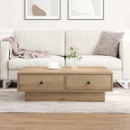 Couchtisch Artisan-Eiche 90 x 90 x 28 cm Holzwerkstoff