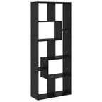 Bücherregal Schwarz Eichen-Optik 67 x 25 x 162 cm Holzwerkstoff