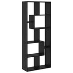 Bücherregal Schwarz Eichen-Optik 67 x 25 x 162 cm Holzwerkstoff