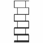 Bücherregal Schwarz Eichen-Optik 70 x 24 x 193,5 cm