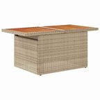 Garten-Sofa-Set mit Kissen 11 pcs Beige und Hellgrau