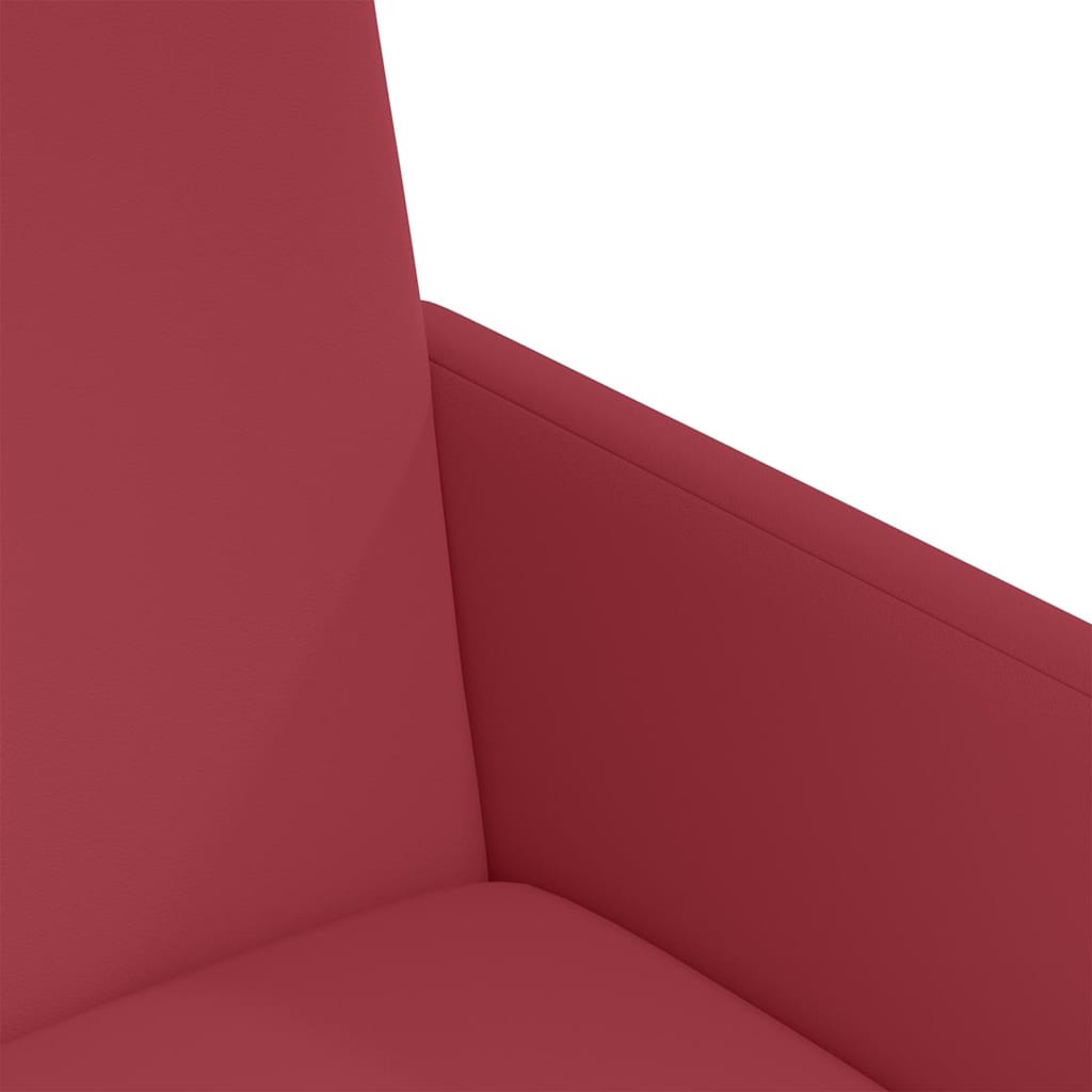 Esszimmerstühle mit Rollen 2 pcs Weinrot 57 x 66 x 94 cm